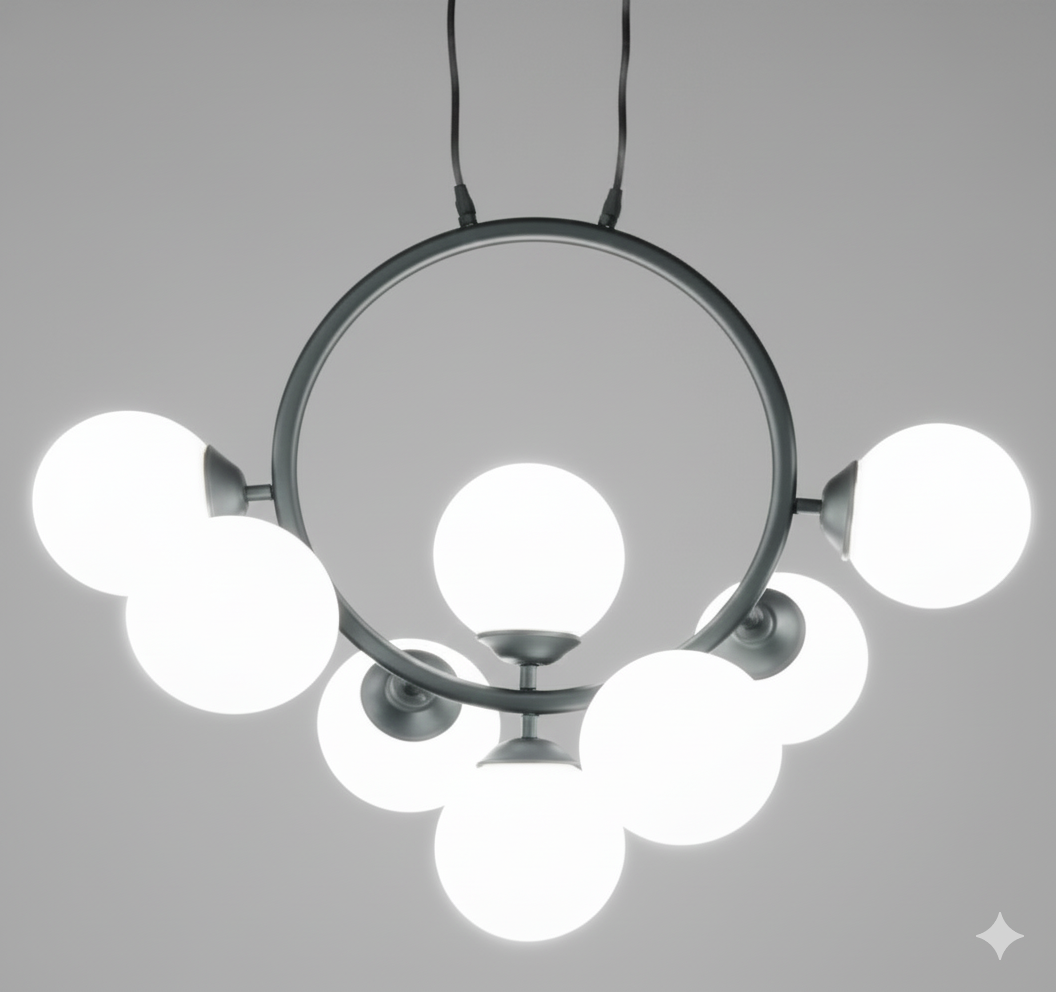 لوستر حبابی ۹شعله A161