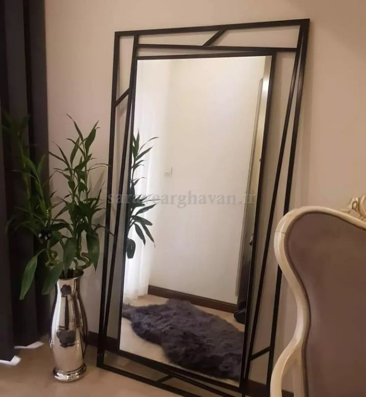 ایینه فلزی قدی E124🌟(فقط فریم آیینه)